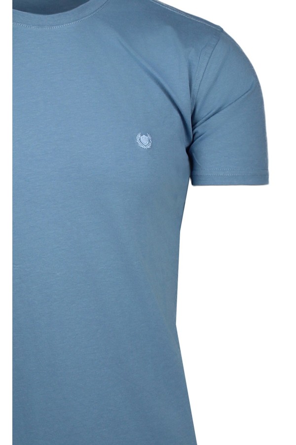 Man’s sky blue cotton t-shirt 