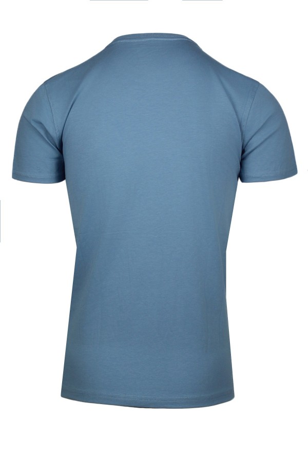 Man’s sky blue cotton t-shirt 