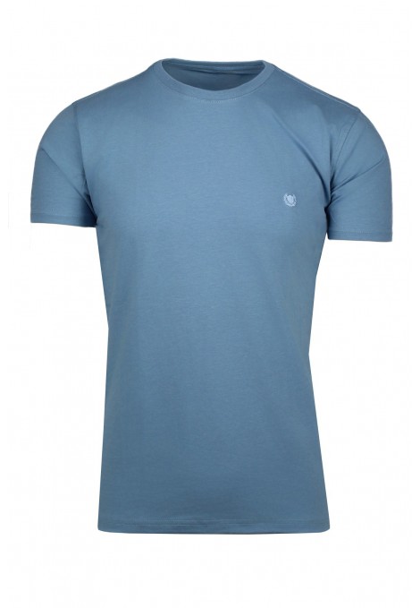 Man’s sky blue cotton t-shirt 