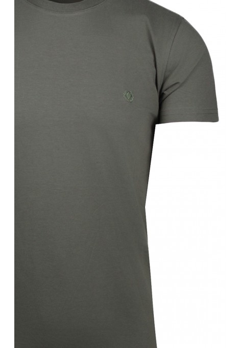 Man’s haki cotton t-shirt 