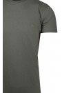 Man’s haki cotton t-shirt 