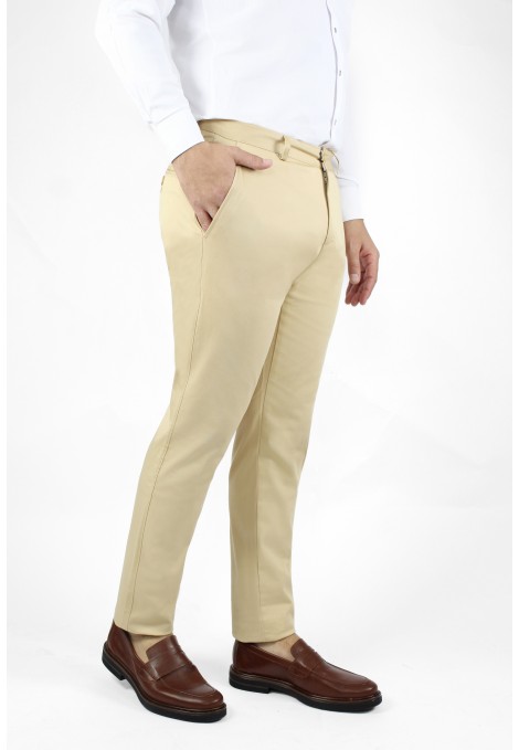 Man's beige pants chinos