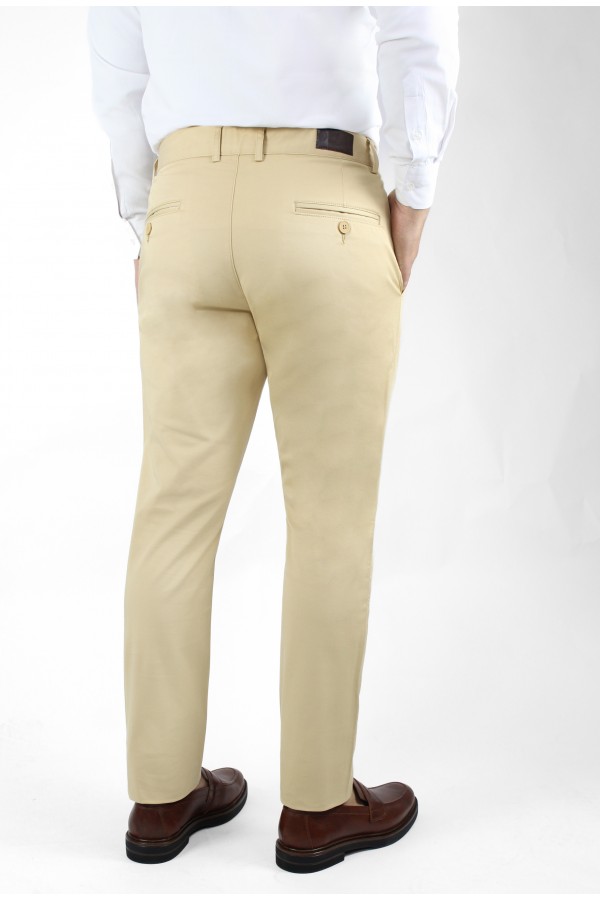 Man's beige pants chinos