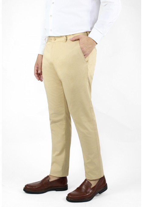 Man's beige pants chinos