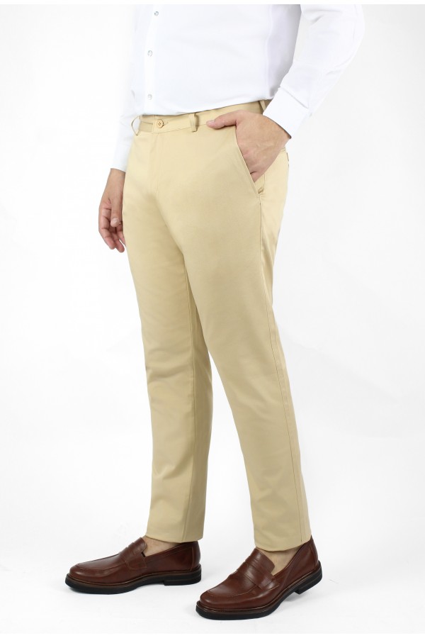 Man's beige pants chinos