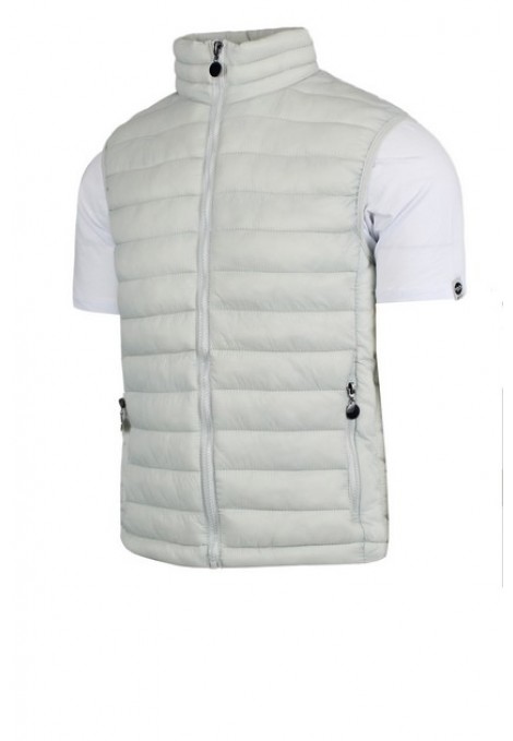 Man's ecru sleeveless jacket