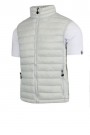 Man's ecru sleeveless jacket