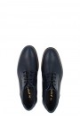 Man's blue shoes