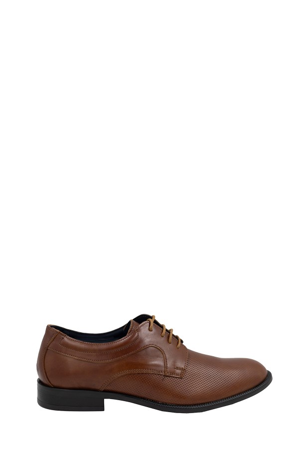 Man’s cognac shoes