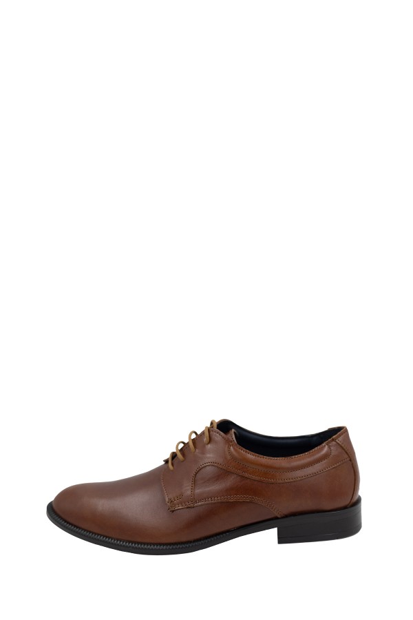 Man’s cognac shoes