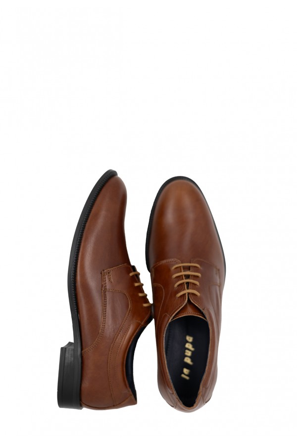 Man’s cognac shoes