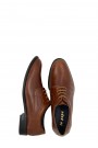 Man’s cognac shoes