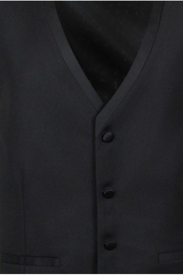 Man's black vest 