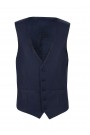 Man's dark blue vest mixed wool