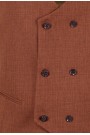 Man's dark red vest mixed wool