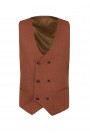 Man's dark red vest mixed wool