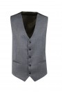 Man's dark blue vest mixed wool