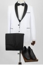 Man's white suit