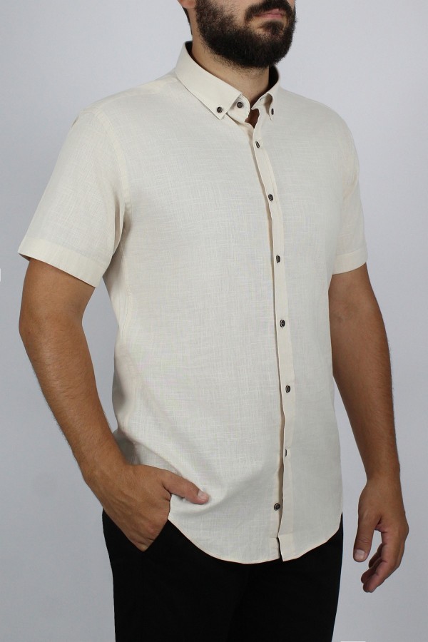 Man's beige shirt     