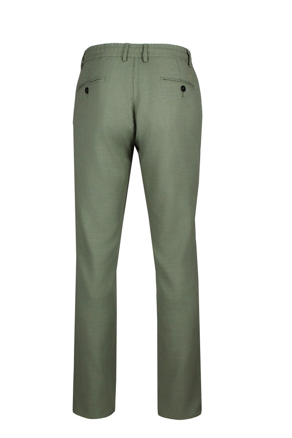 Man's haki linen pants