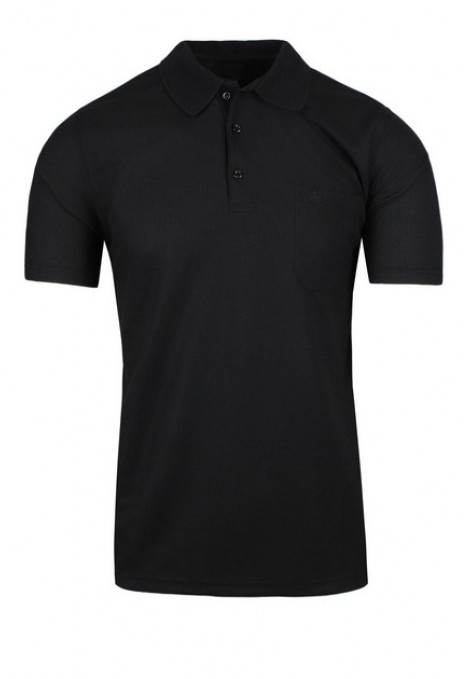  Man’s black t-shirt polo 