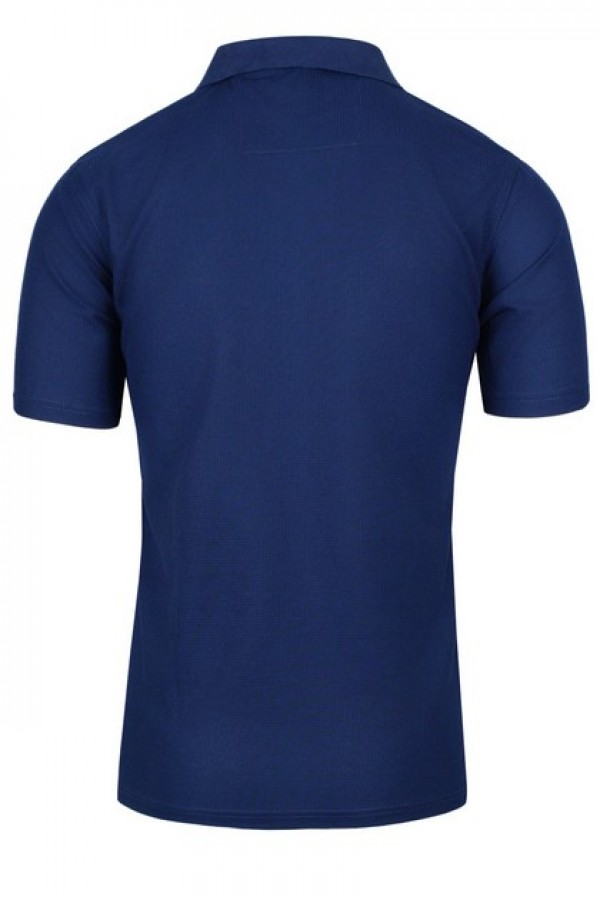  Man’s blue t-shirt polo 