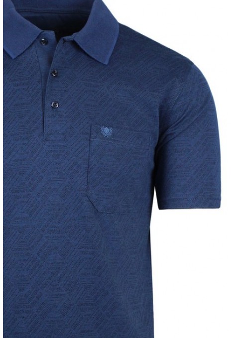 Man’s blue  t-shirt polo 