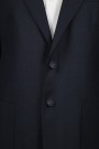  Man’s dark blue Blazer with detailed pockets mixed wool