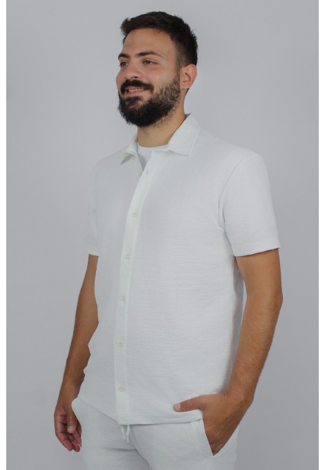 Ανδρικό λευκό πουκάμισο