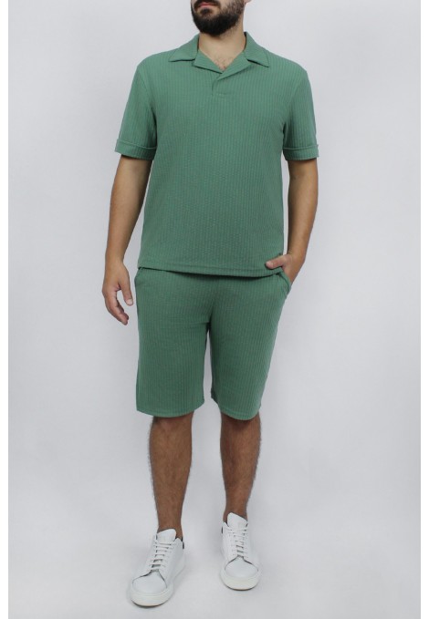 Man’s  green shorts