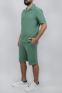 Man’s  green shorts