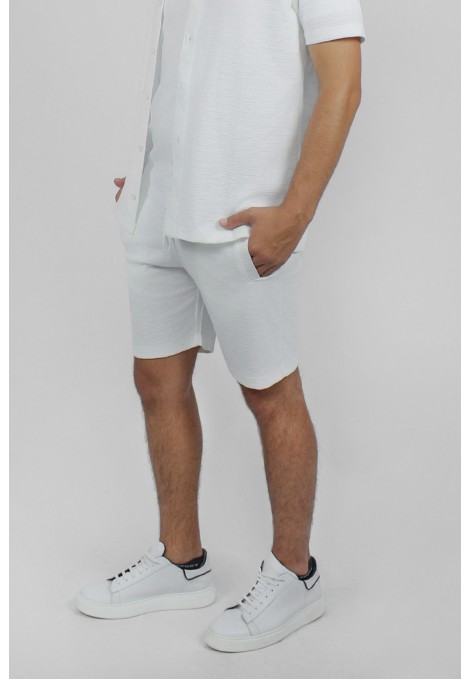 Man’s white shorts