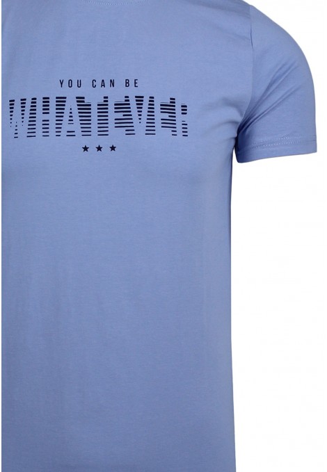  Man’s sky blue cotton t-shirt 