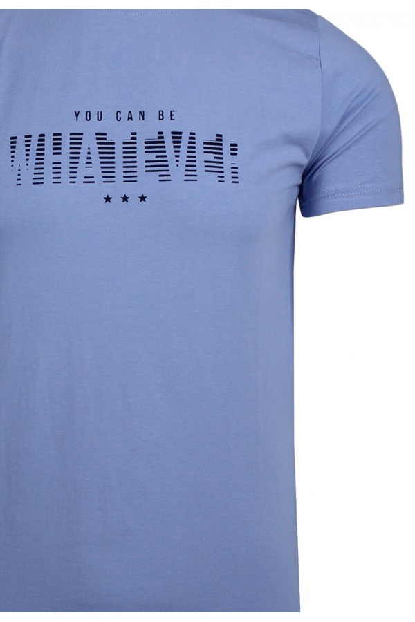  Man’s sky blue cotton t-shirt 