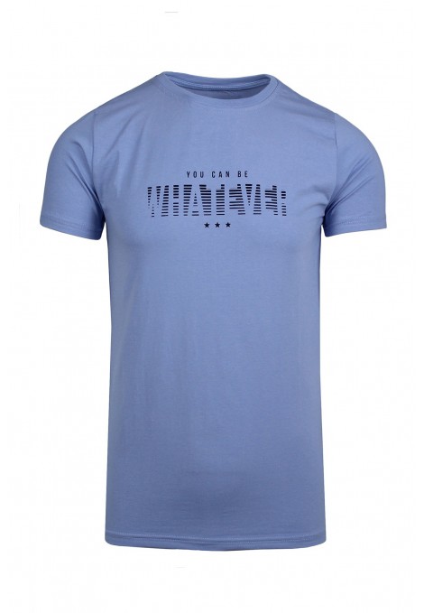  Man’s sky blue cotton t-shirt 