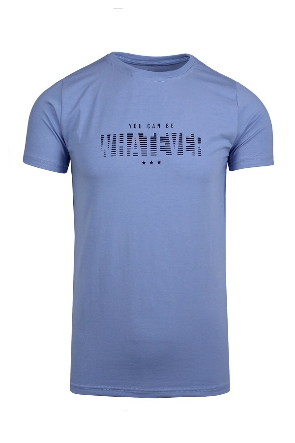  Man’s sky blue cotton t-shirt 