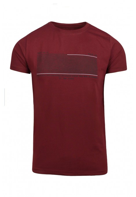  Man’s bordeuax cotton t-shirt 