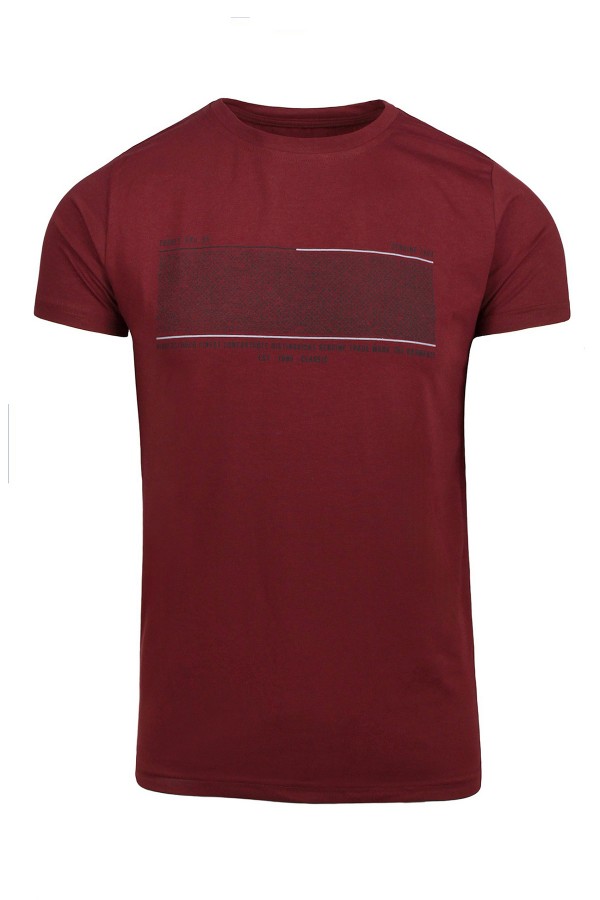  Man’s bordeuax cotton t-shirt 