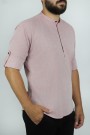 Man's pink shirt mao  