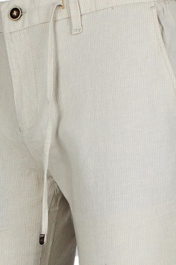 Man's beige linen pants 