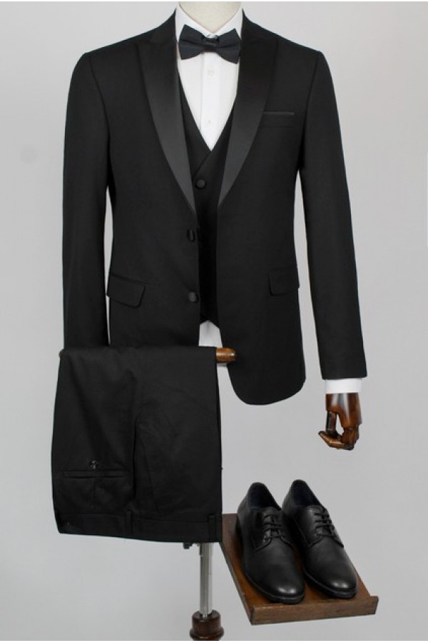 Man's black suit 