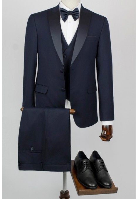  Man's dark blue suit  