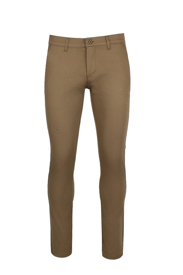  Man’s brown chinos pants   