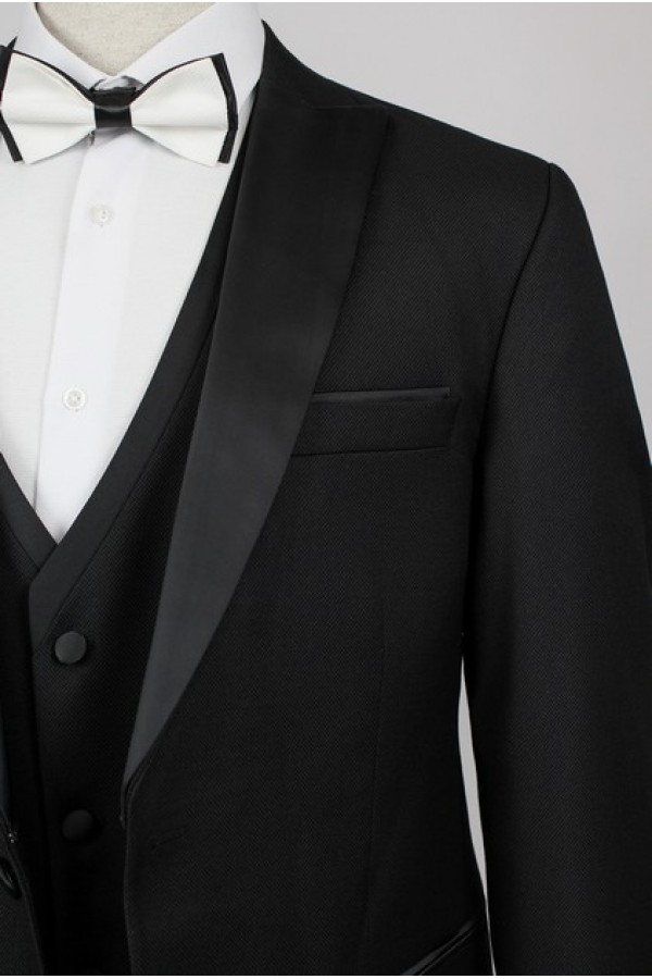 Man's black suit 