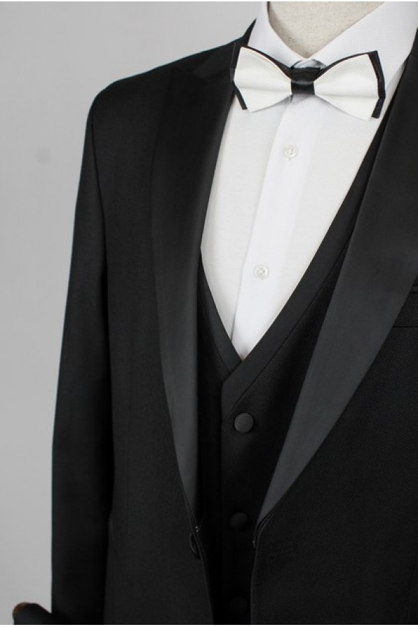 Man's black suit 