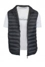 Man's anthracite grey sleeveless jacket