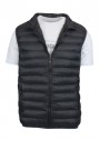 Man's anthracite grey sleeveless jacket