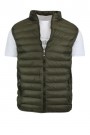 Man's haki sleeveless jacket