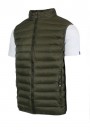 Man's haki sleeveless jacket