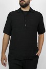 Man’s black oversized t-shirt 